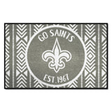 New Orleans Saints Southern Style Starter Mat Accent Rug - 19in. x 30in.