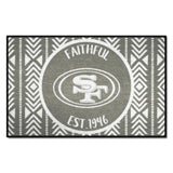 San Francisco 49ers Southern Style Starter Mat Accent Rug - 19in. x 30in.