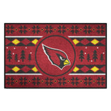Arizona Cardinals Holiday Sweater Starter Mat Accent Rug - 19in. x 30in.