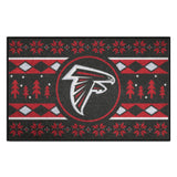 Atlanta Falcons Holiday Sweater Starter Mat Accent Rug - 19in. x 30in.