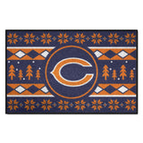 Chicago Bears Holiday Sweater Starter Mat Accent Rug - 19in. x 30in.