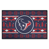 Houston Texans Holiday Sweater Starter Mat Accent Rug - 19in. x 30in.