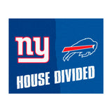 NFL House Divided - Giants / Bills Rug 34 in. x 42.5 in.