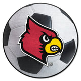 Louisville Cardinals Soccer Ball Rug - 27in. Diameter