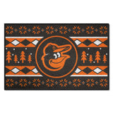 Baltimore Orioles Holiday Sweater Starter Mat Accent Rug - 19in. x 30in.