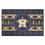Houston Astros Holiday Sweater Starter Mat Accent Rug - 19in. x 30in.