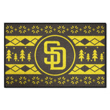 San Diego Padres Holiday Sweater Starter Mat Accent Rug - 19in. x 30in.