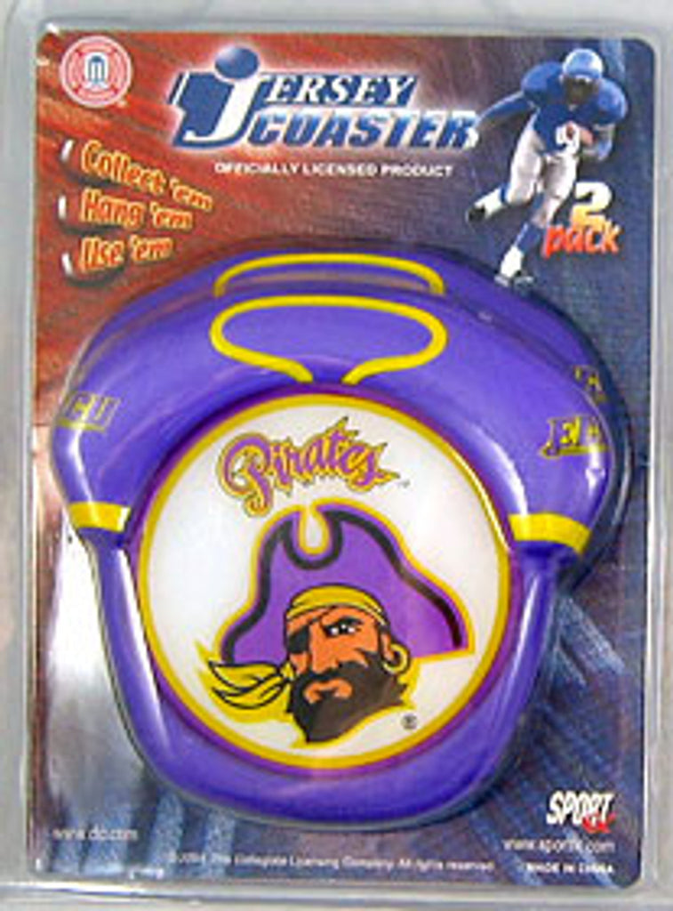 East Carolina Pirates Coaster Set Jersey Style CO
