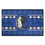 Dallas Mavericks Holiday Sweater Starter Mat Accent Rug - 19in. x 30in.
