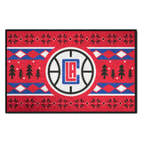 Los Angeles Clippers Holiday Sweater Starter Mat Accent Rug - 19in. x 30in.