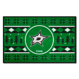 Dallas Stars Holiday Sweater Starter Mat Accent Rug - 19in. x 30in.