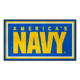 U.S. Navy 3ft. x 5ft. Plush Area Rug