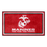 U.S. Marines 3ft. x 5ft. Plush Area Rug