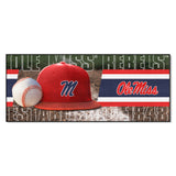 Ole Miss Rebels Baseball Runner Rug - 30in. x 72in.