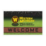 Western Michigan Broncos Rubber Door Mat - 18in. x 30in.