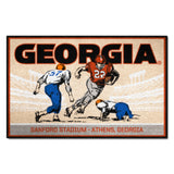 Georgia Bulldogs Starter Mat Accent Rug - 19in. x 30in. Ticket Stub Starter Mat