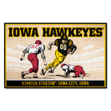 Iowa Hawkeyes Starter Mat Accent Rug - 19in. x 30in. Ticket Stub Starter Mat