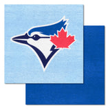 Toronto Blue Jays Light Blue & Navy Team Carpet Tiles - 45 Sq Ft.