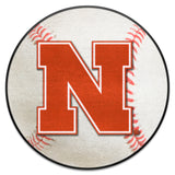 Nebraska Cornhuskers Baseball Rug - 27in. Diameter