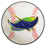 Tampa Bay Rays Baseball Rug - 27in. Diameter