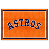 Houston Astros 5ft. x 8 ft. Plush Area Rug