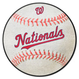 Washington Nationals Baseball Rug - 27in. Diameter