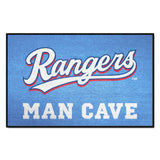 Texas Rangers Man Cave Starter Mat Accent Rug - 19in. x 30in.