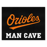 Baltimore Orioles Man Cave All-Star Rug - 34 in. x 42.5 in. "Orioles" Logo