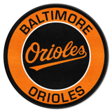 Baltimore Orioles Roundel Rug - 27in. Diameter "Orioles" Logo