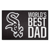 Chicago White Sox Starter Mat Accent Rug - 19in. x 30in. World's Best Dad Starter Mat