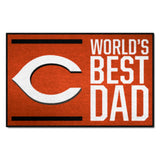 Cincinnati Reds Starter Mat Accent Rug - 19in. x 30in. World's Best Dad Starter Mat