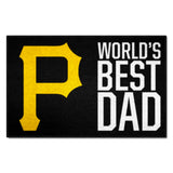 Pittsburgh Pirates Starter Mat Accent Rug - 19in. x 30in. World's Best Dad Starter Mat