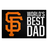 San Francisco Giants Starter Mat Accent Rug - 19in. x 30in. World's Best Dad Starter Mat