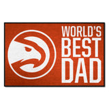 Atlanta Hawks Starter Mat Accent Rug - 19in. x 30in. World's Best Dad Starter Mat