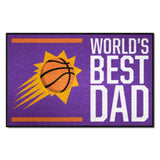 Phoenix Suns Starter Mat Accent Rug - 19in. x 30in. World's Best Dad Starter Mat