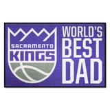 Sacramento Kings Starter Mat Accent Rug - 19in. x 30in. World's Best Dad Starter Mat