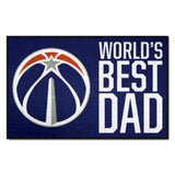Washington Wizards Starter Mat Accent Rug - 19in. x 30in. World's Best Dad Starter Mat