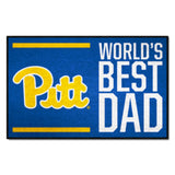Pitt Panthers Starter Mat Accent Rug - 19in. x 30in. World's Best Dad Starter Mat