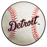 Detroit Tigers Baseball Rug - 27in. Diameter