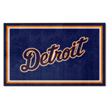 Detroit Tigers 4ft. x 6ft. Plush Area Rug