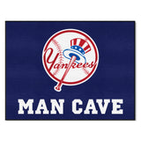 New York Yankees Man Cave All-Star Rug - 34 in. x 42.5 in.