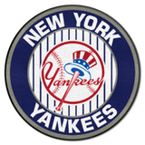 New York Yankees Roundel Rug - 27in. Diameter