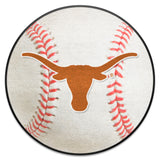 Texas Longhorns Baseball Rug - 27in. Diameter