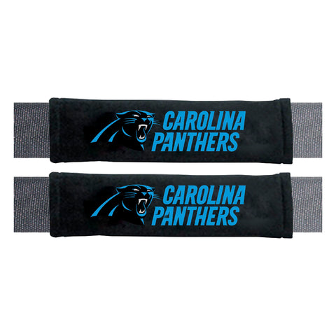 Carolina Panthers Embroidered Seatbelt Pad - 2 Pieces