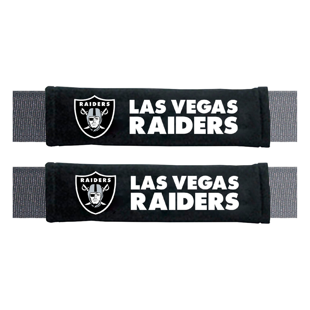 Las Vegas Raiders Embroidered Seatbelt Pad - 2 Pieces