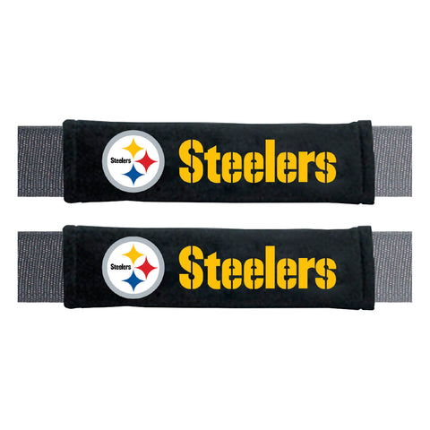 Pittsburgh Steelers Embroidered Seatbelt Pad - 2 Pieces