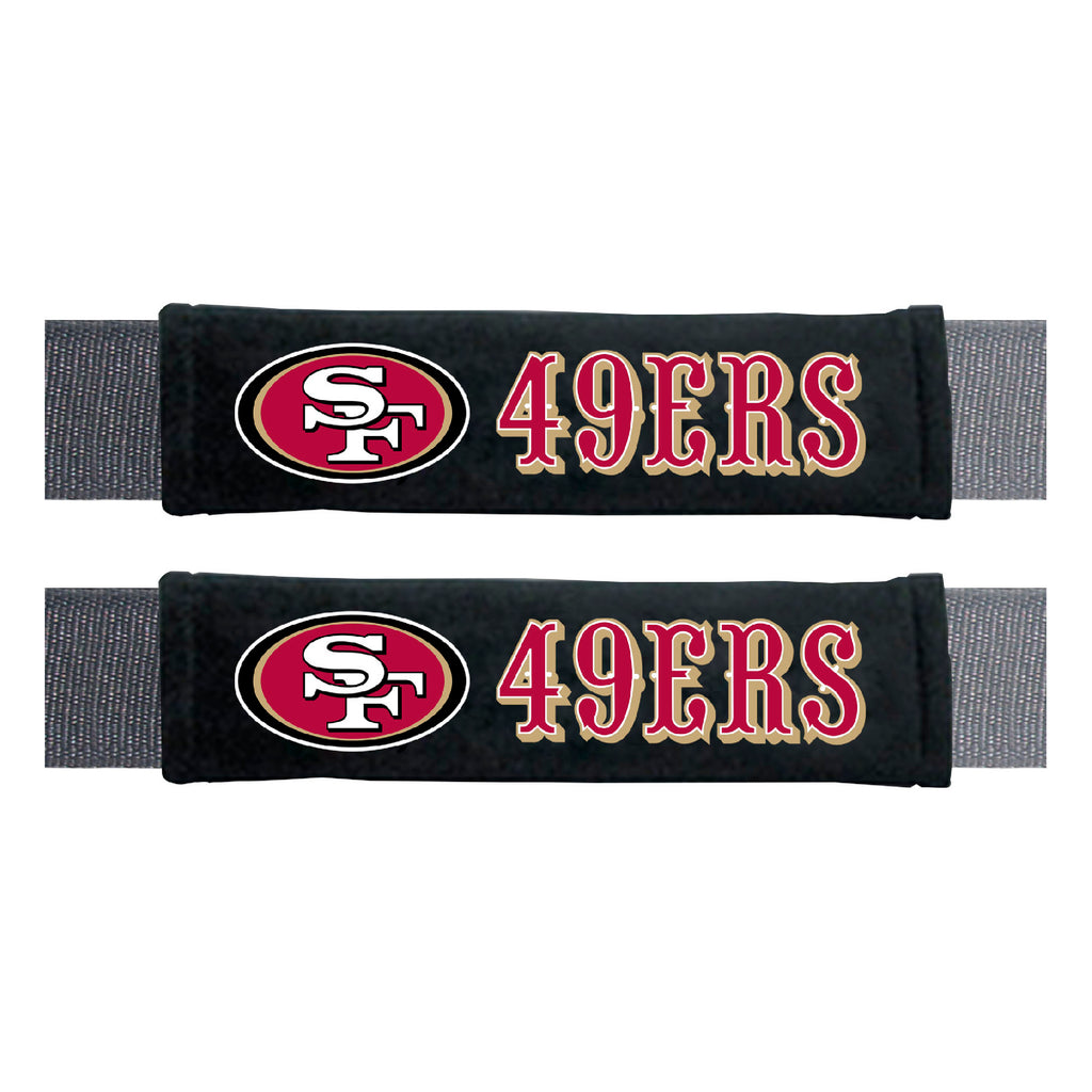 San Francisco 49ers Embroidered Seatbelt Pad - 2 Pieces