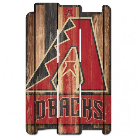 Arizona Diamondbacks Sign 11x17 Wood Fence Style - Special Order