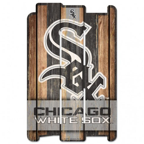 Chicago White Sox Sign 11x17 Wood Fence Style - Special Order