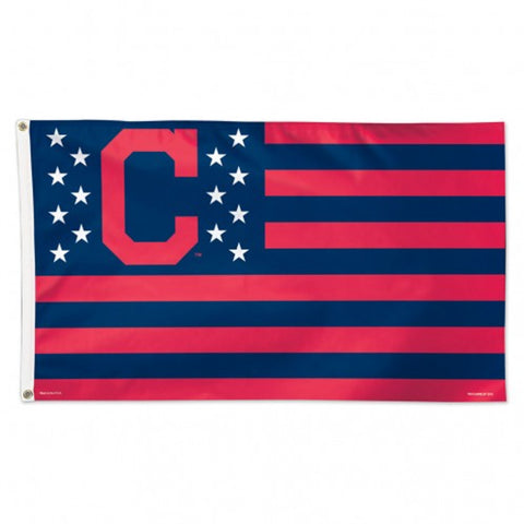 Cleveland Indians Flag 3x5 Deluxe Style Stars and Stripes Design